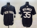 Men's New York Yankees Cody Bellinger #35 Black Replica Player Jersey