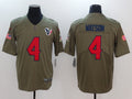 Men's Houston Texans Deshaun Watson #4 Brown Alternate Game Jersey1