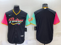 Men's San Diego Padres Black City Connect Replica Blank Jersey1
