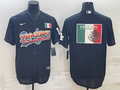 Men's Los Angeles Dodgers Black Alternate Replica Team Jersey1