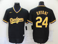 Men's Los Angeles Dodgers Kobe Bryant #24 Black Stitched Jersey1