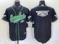 Men's Philadelphia Eagles Black Game Jersey1