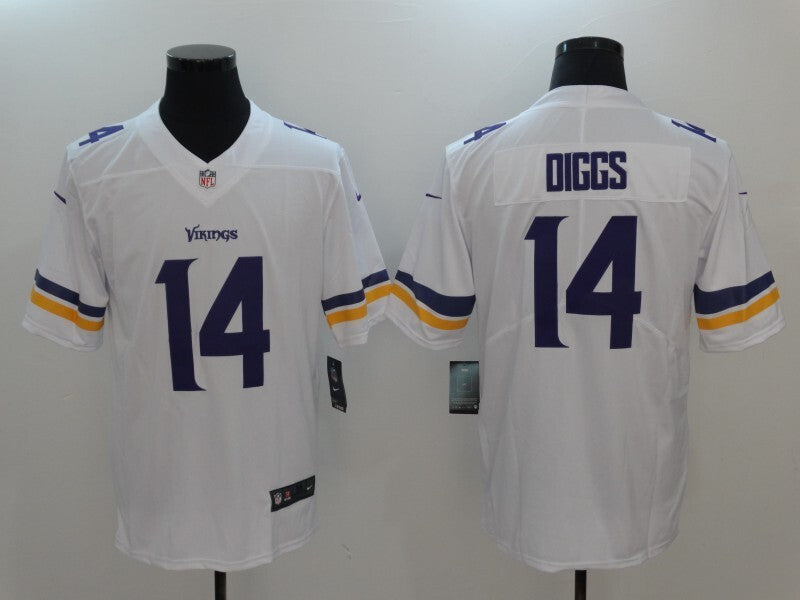 Men's Minnesota Vikings Stefon Diggs Nike Jersey -  White#14