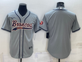 Men's Denver Broncos Gray Blank Jersey1