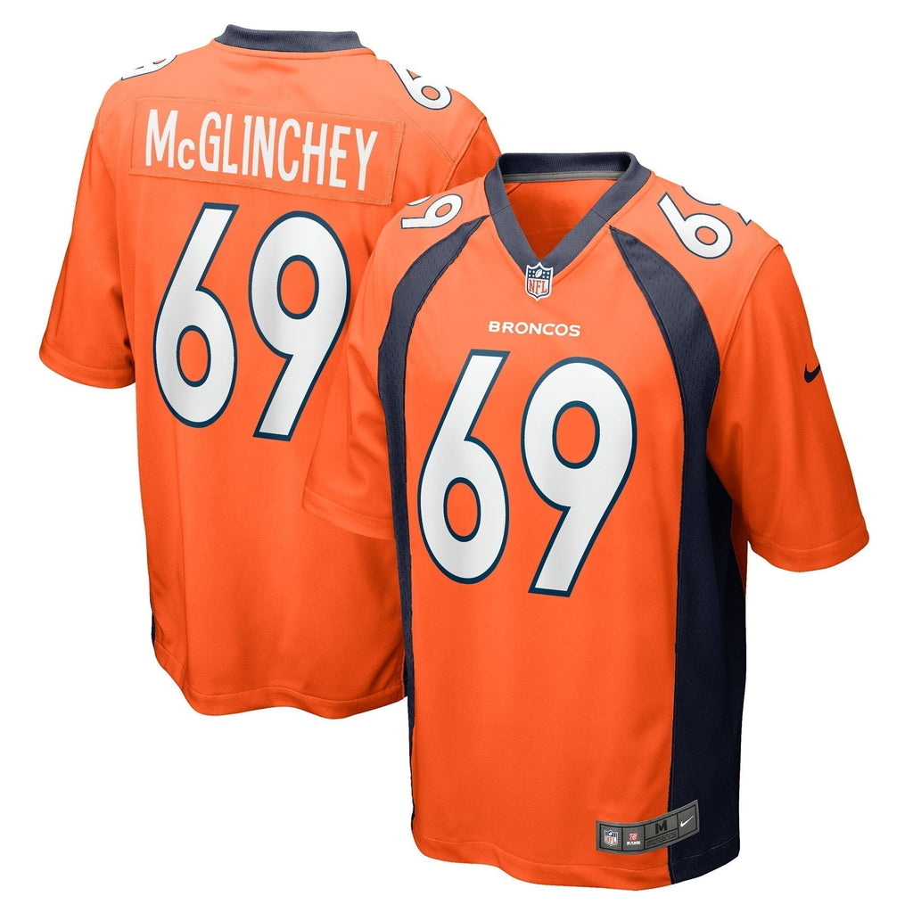 Mike McGlinchey Denver Broncos Nike Game   Jersey - Orange