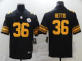 Men's Pittsburgh Steelers Jerome Bettis #36 Black Alternate Legend Jersey1