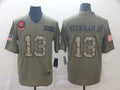 Men's Cleveland Browns Odell Beckham Jr. Olive Player Game Jersey1