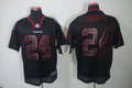Men's Houston Texans Johnathan Joseph #24 Black Game Jersey1