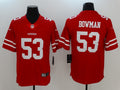 Men's San Francisco 49ers Navoro Bowman #53 Red Game Jersey1