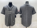 Men's Cleveland Browns Gray Blank Jersey1