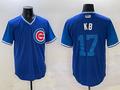 Men's Chicago Cubs Kris Bryant #17 Royal Replica Player Jersey
