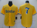 Men's Boston Red Sox Masataka Yoshida #7 Gold City Connect Replica Player Jersey1