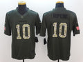 Men's Houston Texans DeAndre Hopkins #10 Army Green Game Jersey1