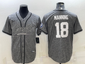Men's Indianapolis Colts Peyton Manning #18 Gray Game Jersey1 Joint Edition