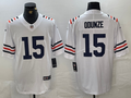 Men's Chicago Bears Rome Odunze #15 White 2024 NFL Draft 2nd Alternate Game Player Jersey1