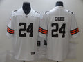 Men's Cleveland Browns Nick Chubb #24 White Player Game Jersey1