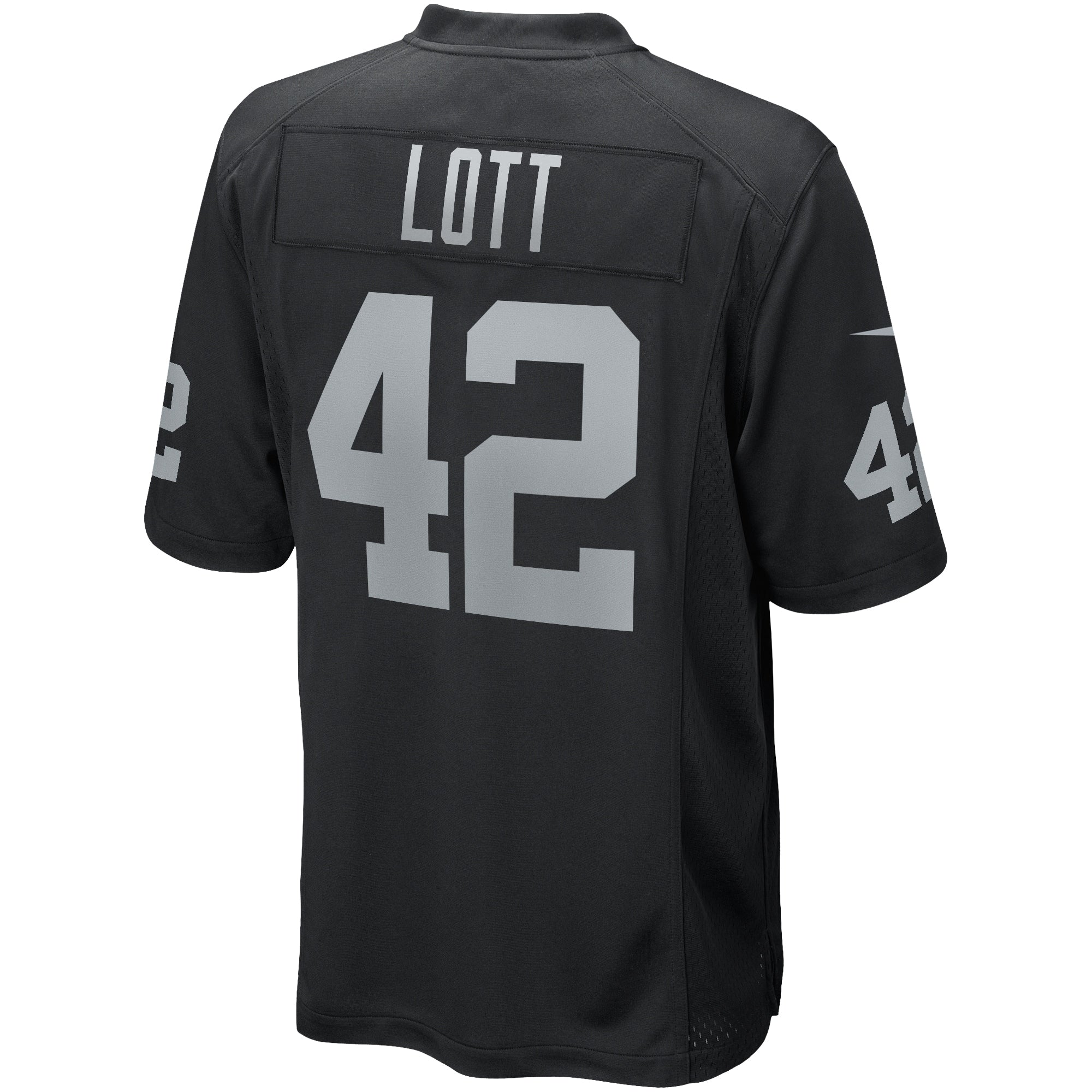 Ronnie Lott Las Vegas Raiders Nike Game Retired   Jersey - Black