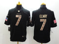 Men's Denver Broncos John Elway #7 Black Game Player Jersey1