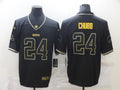 Men's Cleveland Browns Nick Chubb #24 Black Game Player Jersey1