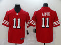 Men's San Francisco 49ers Brandon Aiyuk #11 Red Game Player Jersey1