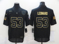 Men's Indianapolis Colts Darius Leonard #53 Black Game Jersey1