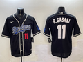 Men's Los Angeles Dodgers Roki Sasaki #11 Black Game Player Jersey