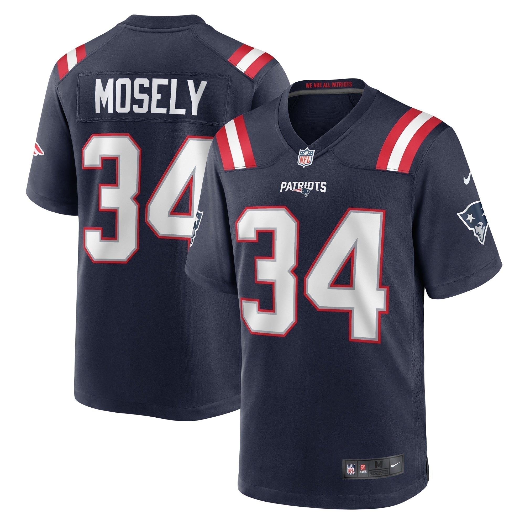 Quandre Mosely New England Patriots Nike Home Game   Jersey - Navy