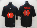 Men's San Francisco 49ers #16 Joe Montana Black Alternate Game Jersey1