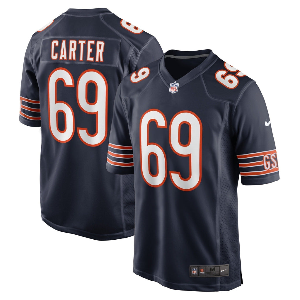Ja'Tyre Carter Chicago Bears Nike Game   Jersey - Navy