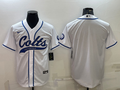 Men's Indianapolis Colts White Blank Jersey1