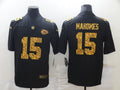 Men's Kansas City Chiefs Patrick Mahomes #15 Black Game Player Jersey1