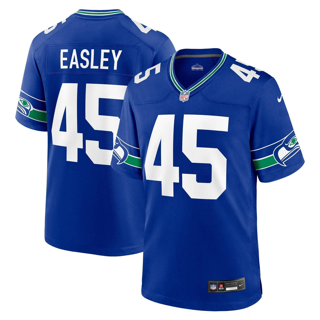 Kenny Easley Seattle Seahawks Nike Throwback Retired   Game Jersey - Royal