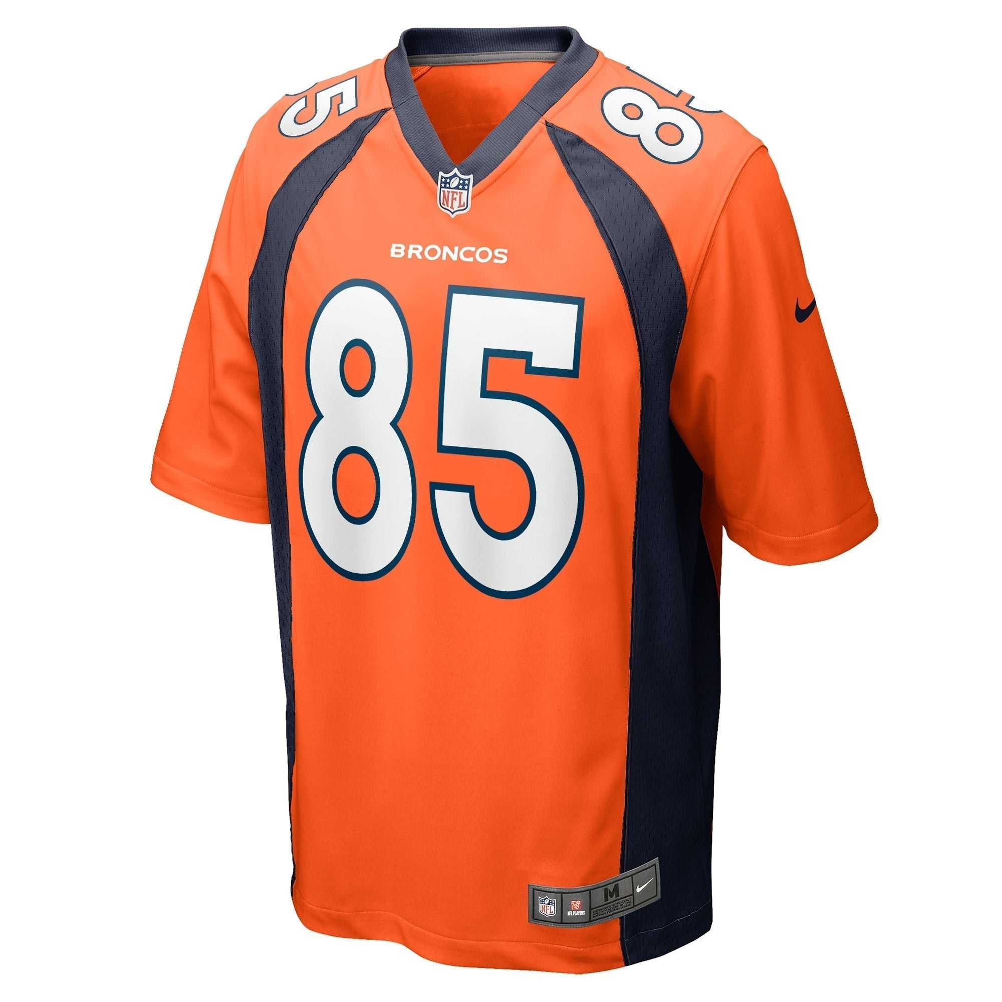 Lucas Krull Denver Broncos Nike Team Game Jersey -  Orange