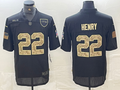 Men's Baltimore Ravens Derrick Henry #22 Black Player Game Jersey1