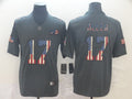 Men's Buffalo Bills Josh Allen #17 Black Authentic Player Game Jersey1