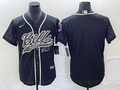 Men's Buffalo Bills Black RFLCTV Limited Blank Jersey1