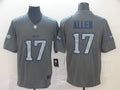 Men's Buffalo Bills Josh Allen #17 Gray Player Game Jersey1