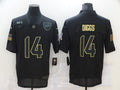 Men's Buffalo Bills Stefon Diggs #14 Black Game Player Jersey1