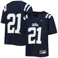 Nike #21 Navy Ole Miss Rebels Untouchable Football Jersey