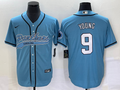 Men's Carolina Panthers Bryce Young #9 Blue Game Jersey1 Joint Edition