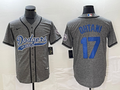 Men's Los Angeles Dodgers Shohei Ohtani #17 Gray Player Jersey1 Joint Edition