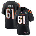 Cody Ford Cincinnati Bengals Nike Super Bowl LVI Game Jersey - Black