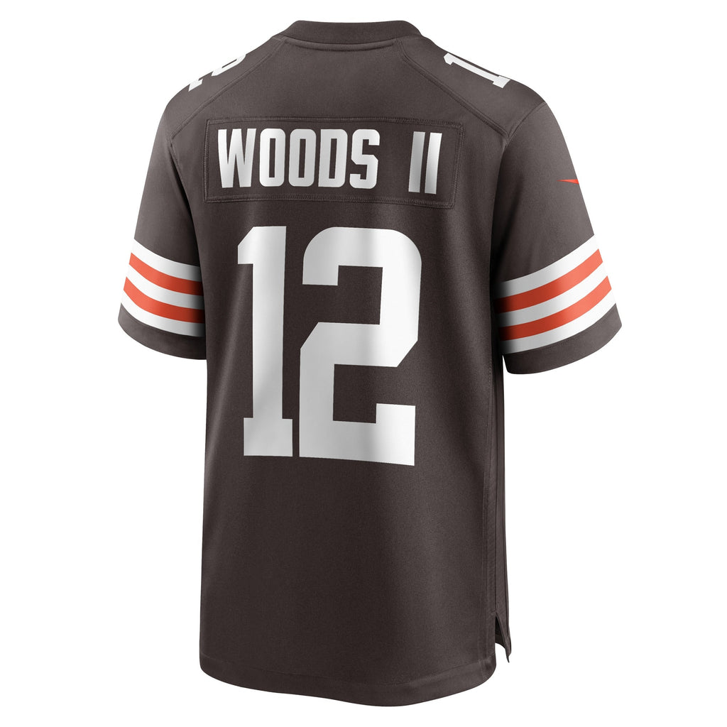 Michael Woods II Cleveland Browns Nike Game   Jersey - Brown