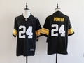 Men's Pittsburgh Steelers Joey Porter Nike Jersey -  Black-No team logo