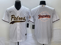 Men's San Diego Padres White Replica Player Jersey Joint Edition