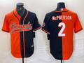 Men's Cincinnati Bengals Evan McPherson #2 Orange/Black Game Player Jersey1 Joint Edition