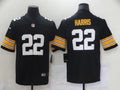 Men's Pittsburgh Steelers Najee Harris #22 Black Player Game Jersey1