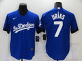 Men's Los Angeles Dodgers Julio Urias #7 Blue Game Player Jersey1