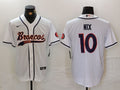 Men's Denver Broncos Bo Nix #10 White Game Jersey1