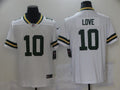 Men's Green Bay Packers Jordan Love #10 White Game Jersey1